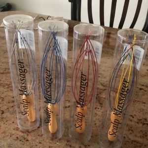 4 piece scalp massager